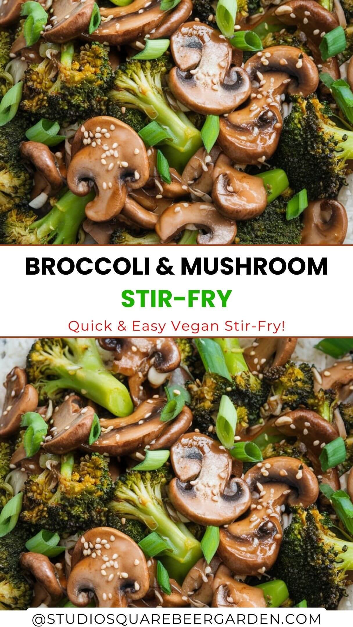 This Broccoli and Mushroom Stir-Fry recipe is quick, easy, and packed with flavor! Made with fresh veggies, a savory sauce, and simple ingredients, it’s a healthy stir-fry that’s perfect for busy weeknights. Serve with rice or noodles for a satisfying plant-based dinner!