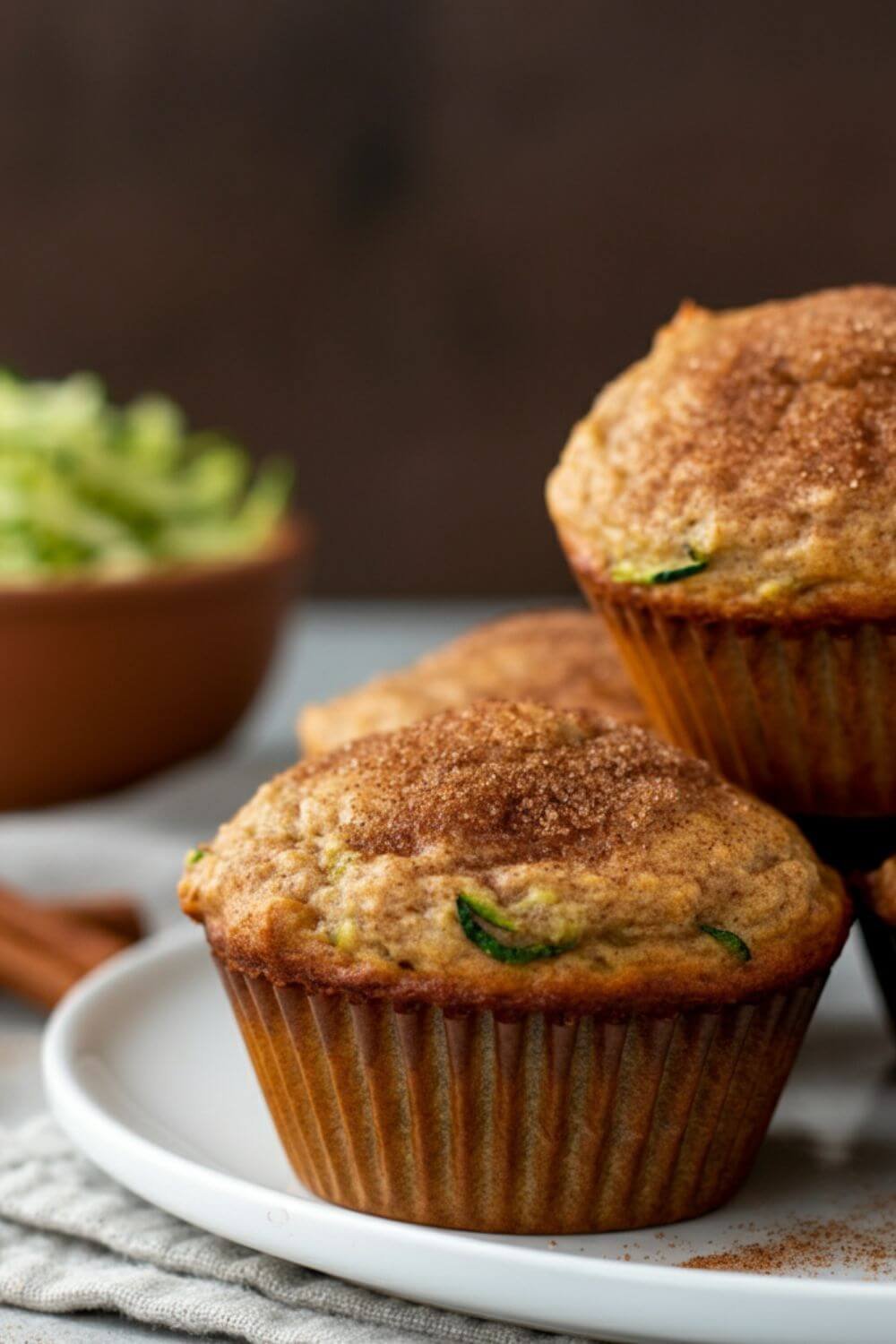 Classic Cinnamon Zucchini Muffins