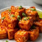 Crispy Gochujang Korean Tofu