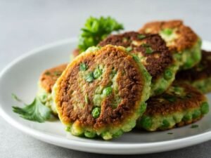 Green Pea Patties Recipe