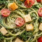 Kale Pasta Caesar Salad Recipe