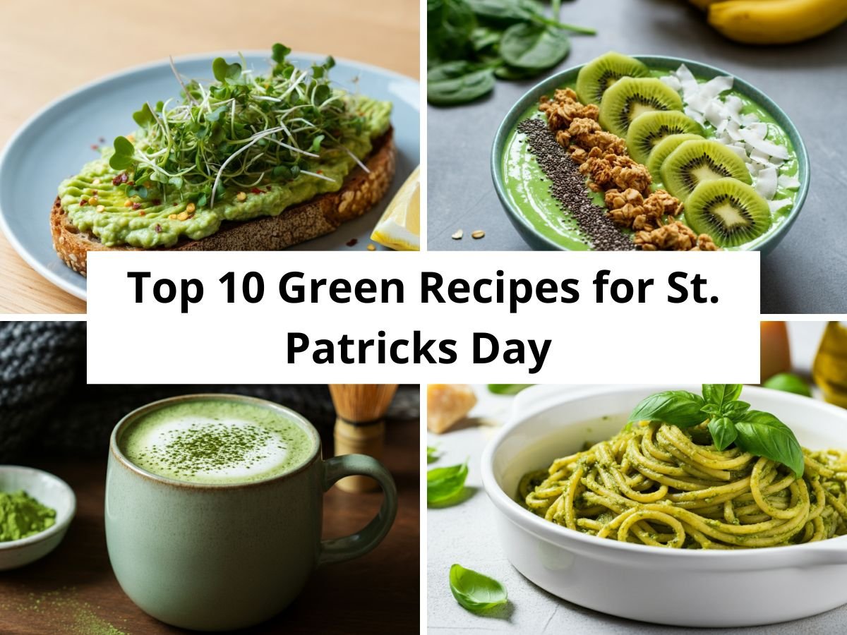 Top 10 Green Recipes for St. Patricks Day