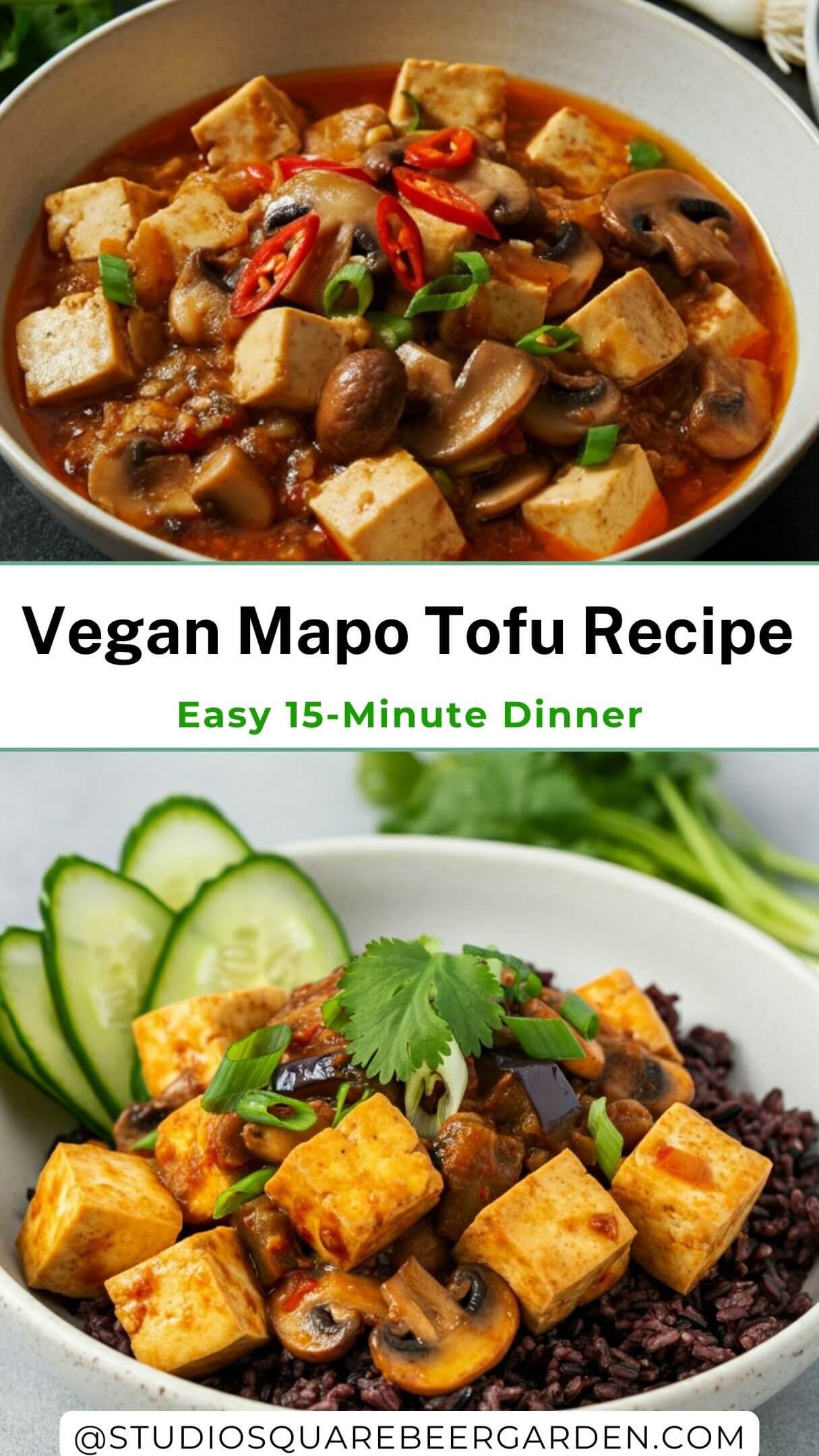 This Vegan Mapo Tofu is the perfect balance of spicy, savory, and umami flavors! Made with silken tofu, Sichuan peppercorns, and a deliciously rich sauce, this dish is a must-try for anyone craving a healthy, protein-packed meal. Perfect for meal prep, weeknight dinners, or an authentic Chinese-inspired dish.