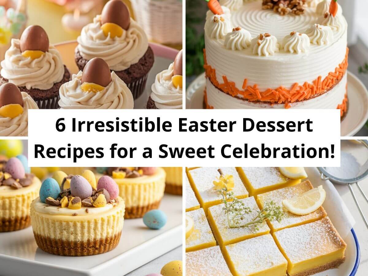 6 Irresistible Easter Dessert Recipes for a Sweet Celebration!