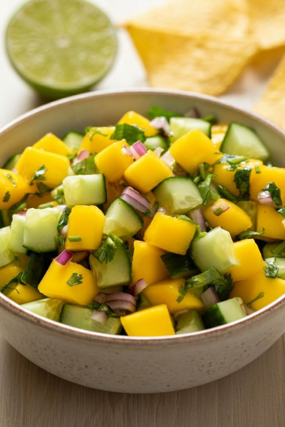 Cucumber Mango Salsa