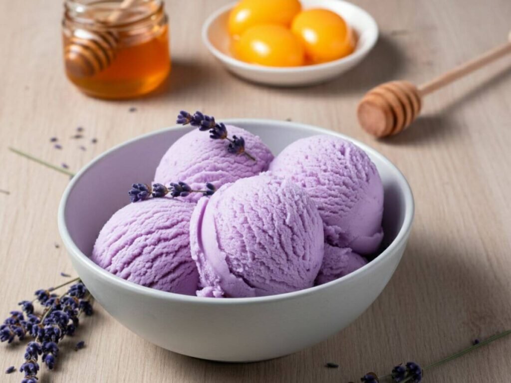 Lavender Honey Ice Cream Recipe