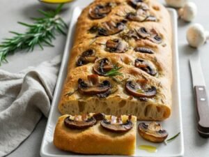 Mushroom Focaccia Recipe