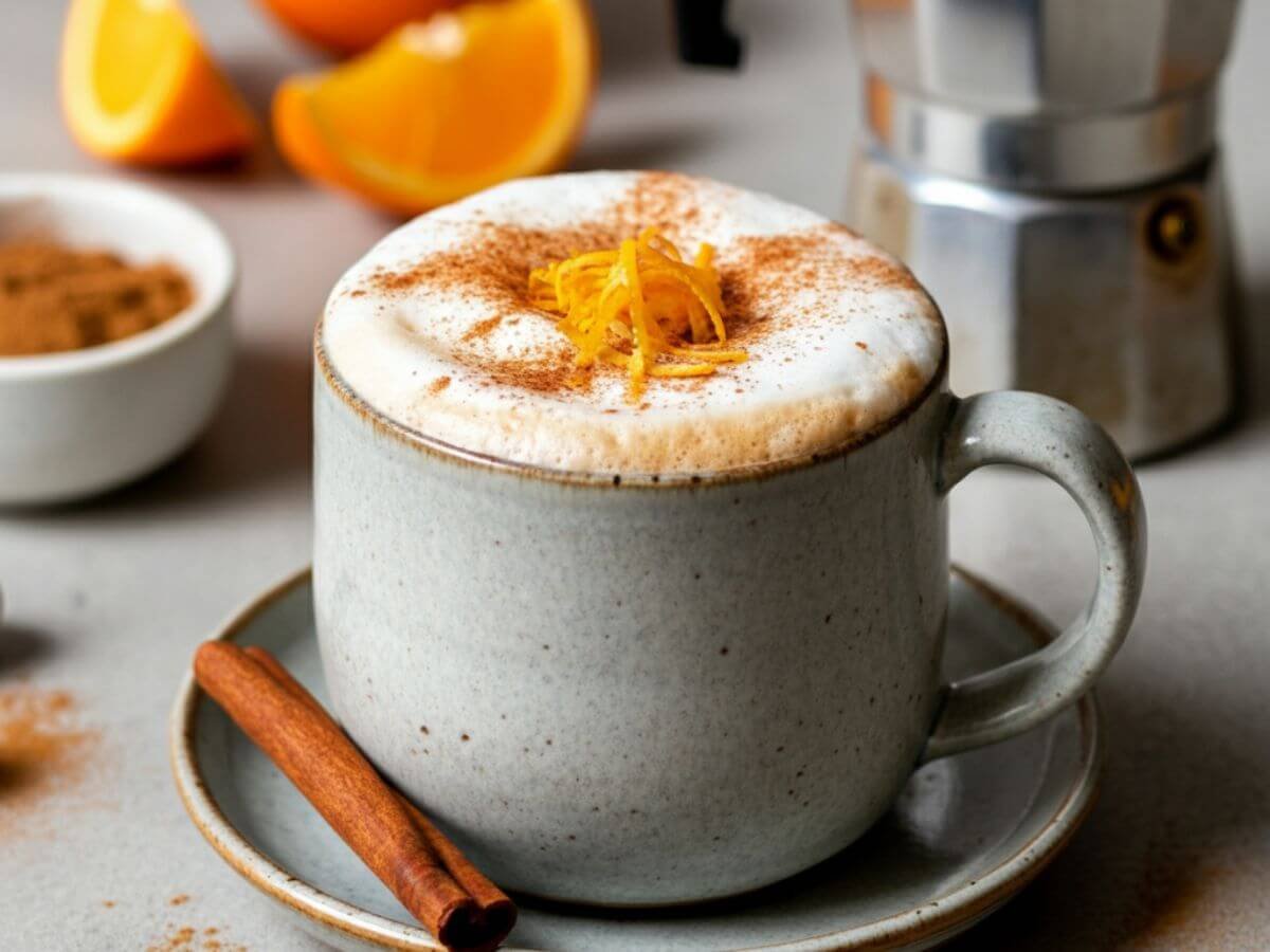 Spiced Orange Cappuccino Recipe