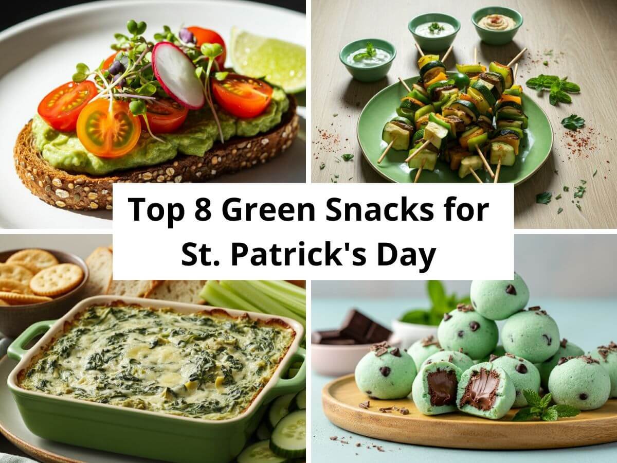 Top 8 Green Snacks for St Patricks Day