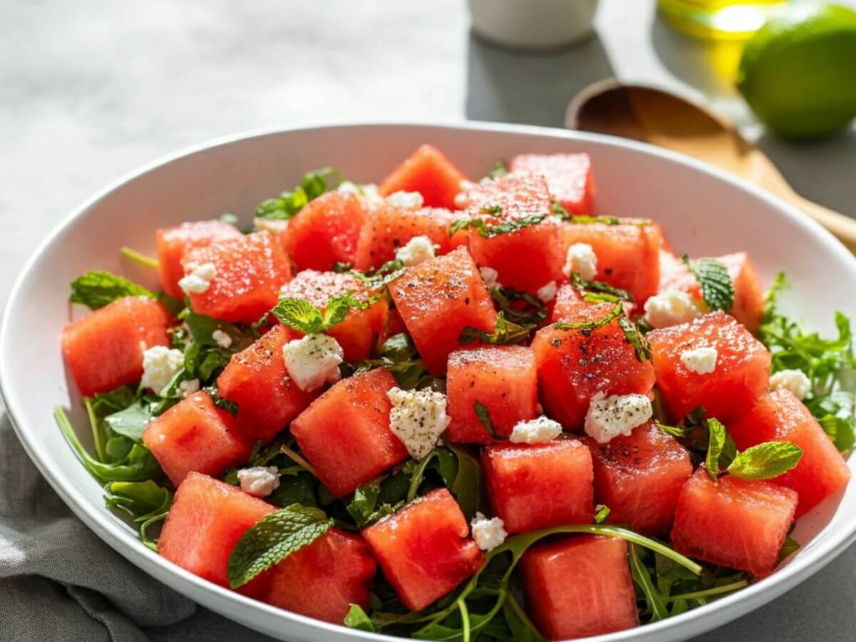 Watermelon and Feta Salad Recipe