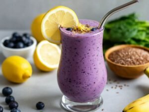 Anti-Inflammatory Lemon Blueberry Smoothie Recipe