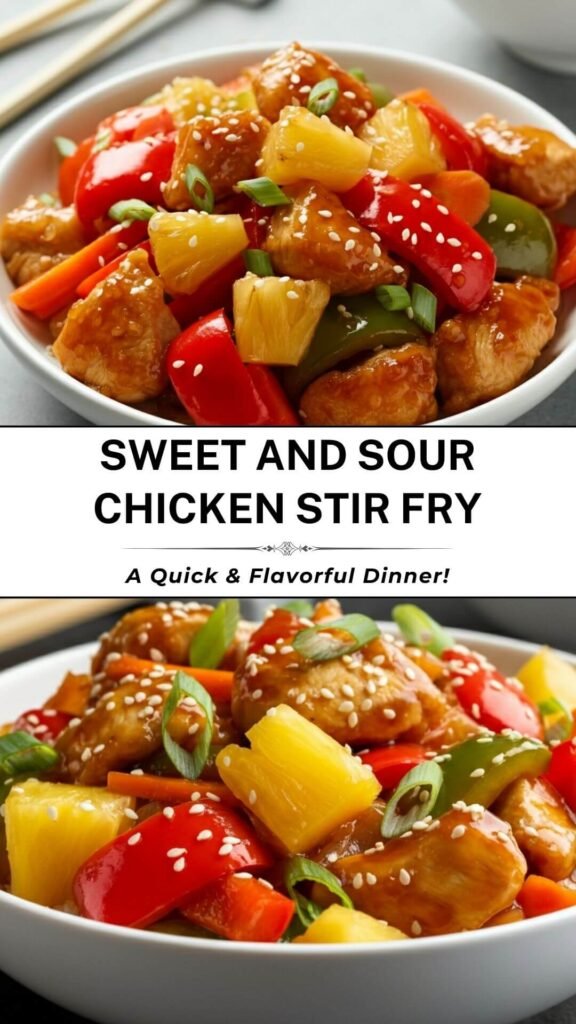 Easy Sweet and Sour Chicken Stir Fry Recipe