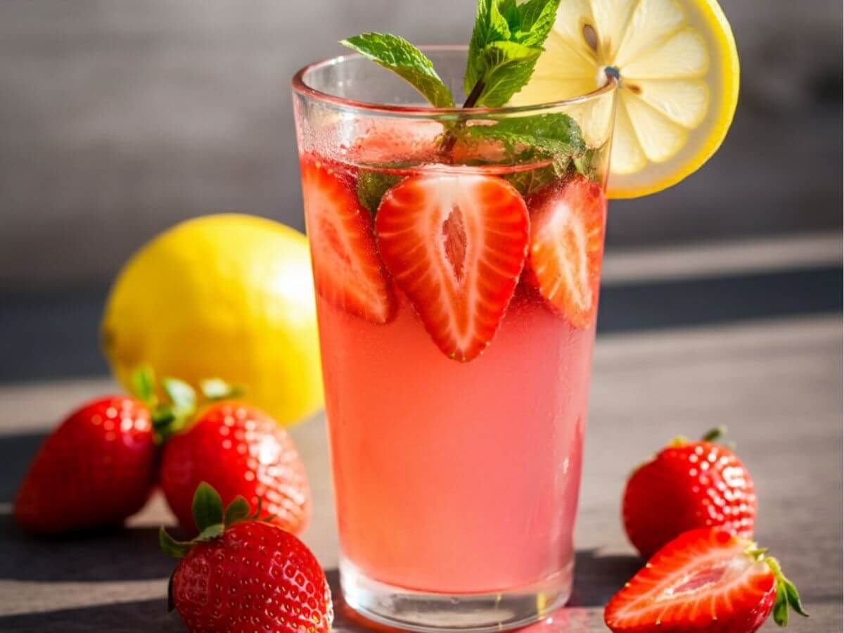 Healthy Strawberry Lemonade Recipe
