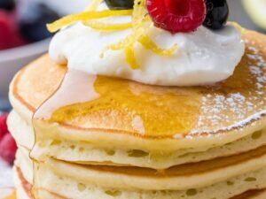 emon Ricotta Pancakes Recipe