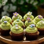 Matcha Spring Cupcakes