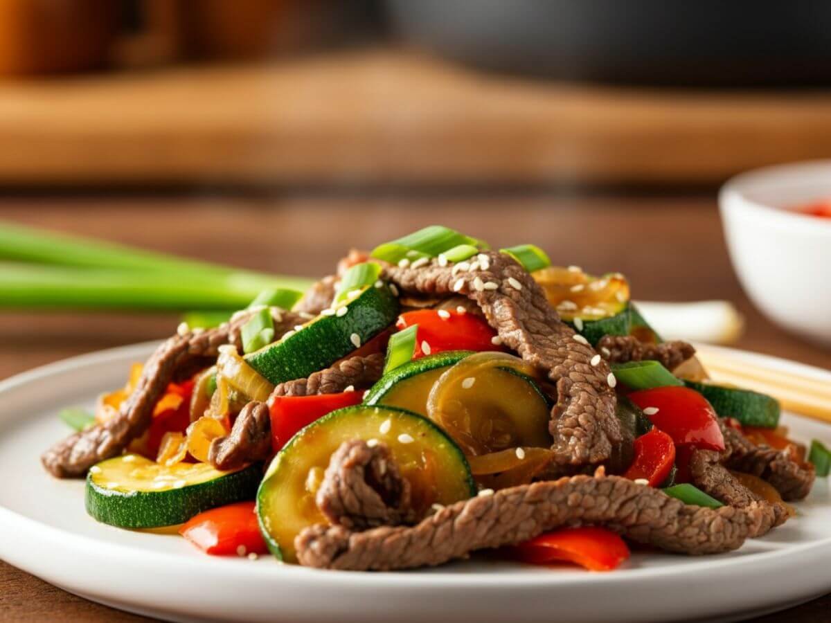 Quick Zucchini Beef Stir-Fry Recipe