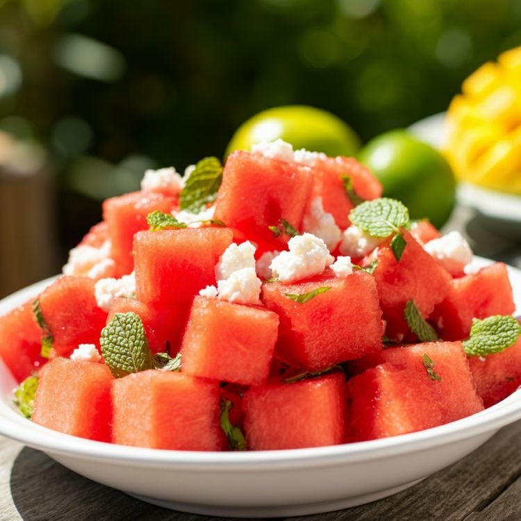 Refreshing Watermelon & Mint Salad