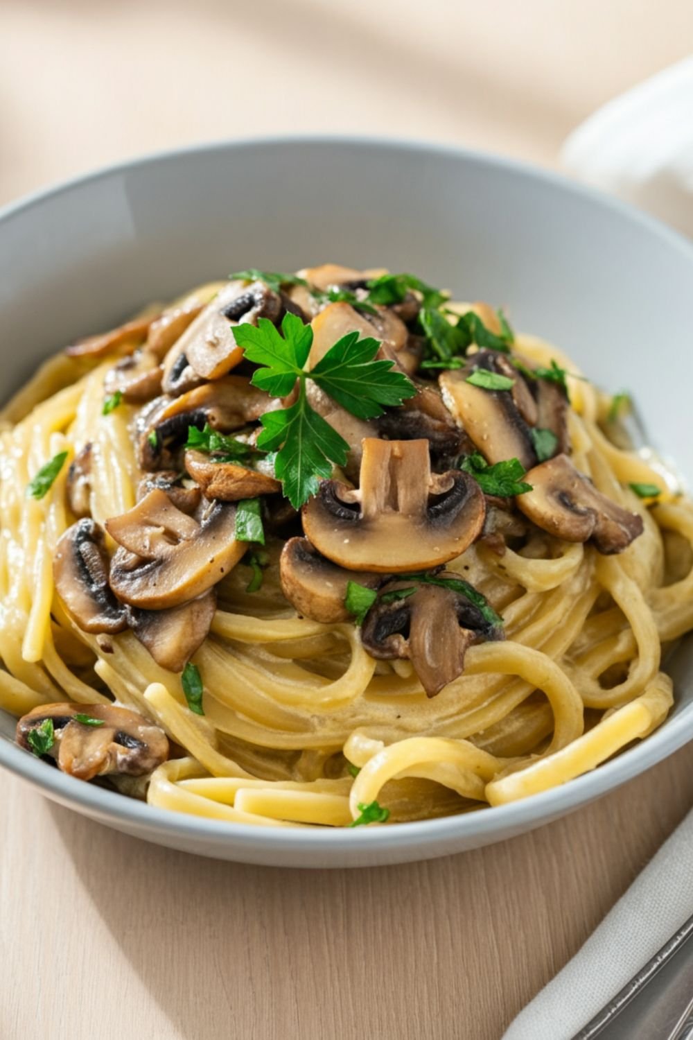 Vegan Mushroom Stroganoff