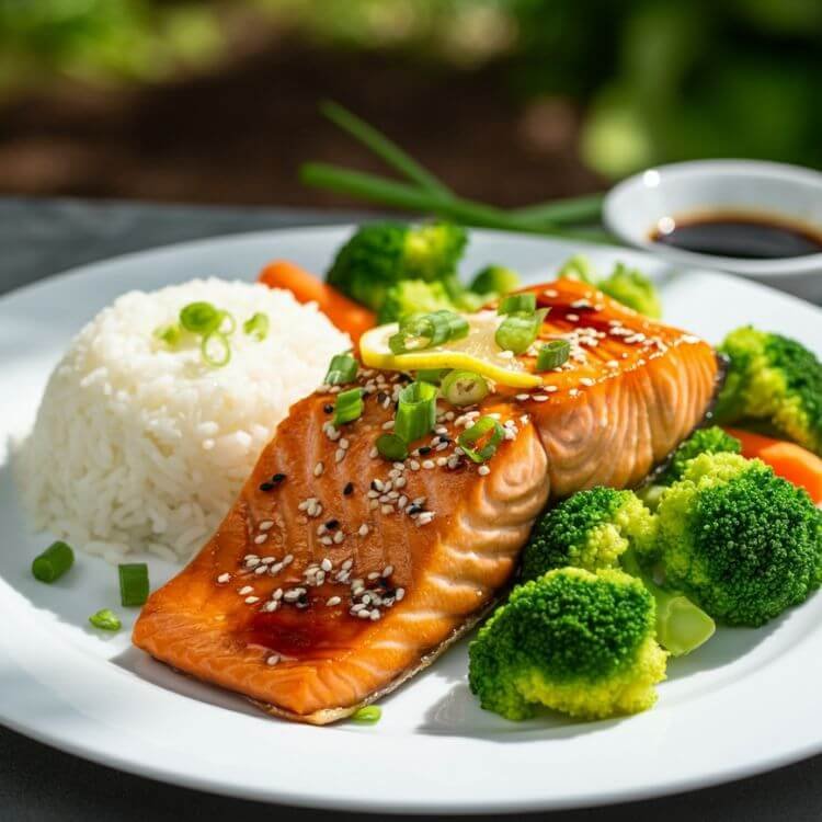 Baked Teriyaki Salmon 