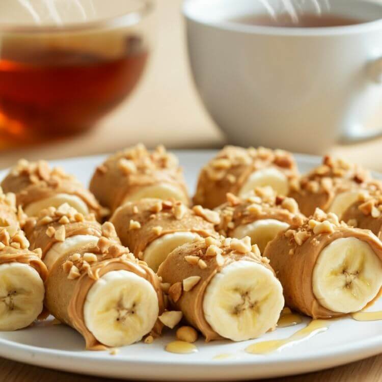 Banana & Peanut Butter Roll-Ups