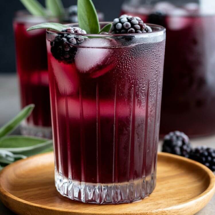 Blackberry Sage Iced Tea