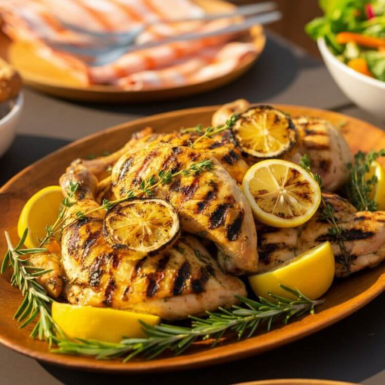 Grilled Lemon Herb Chicken