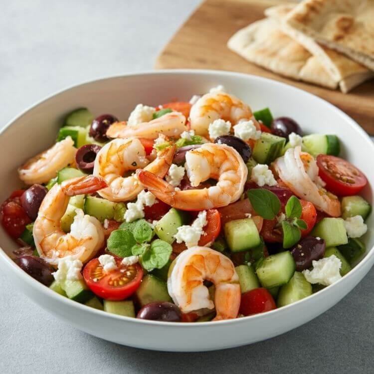 Mediterranean Shrimp Salad