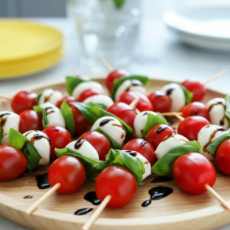 Mini Caprese Skewers