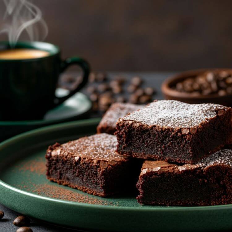 Molten Espresso Brownies