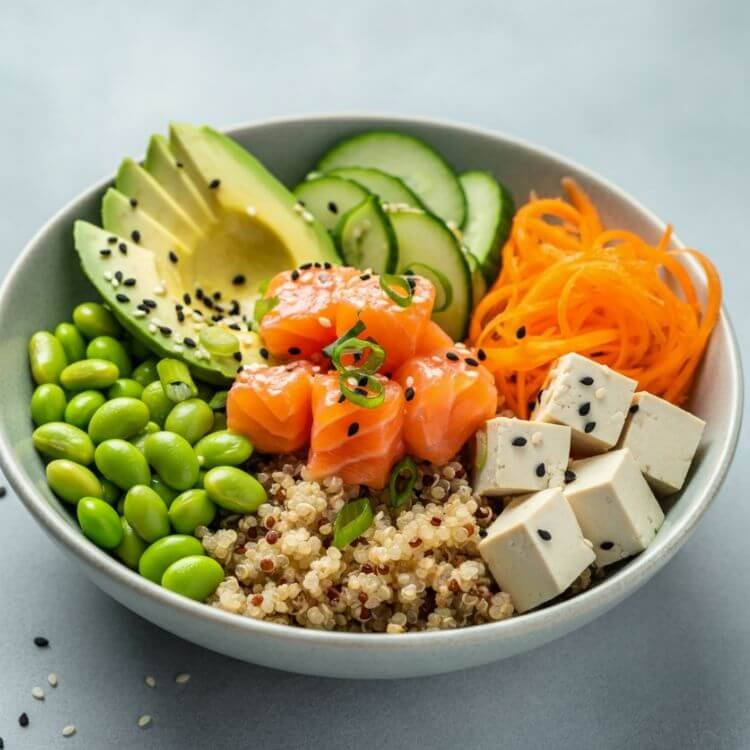 Poke-Inspired Grain Bowl