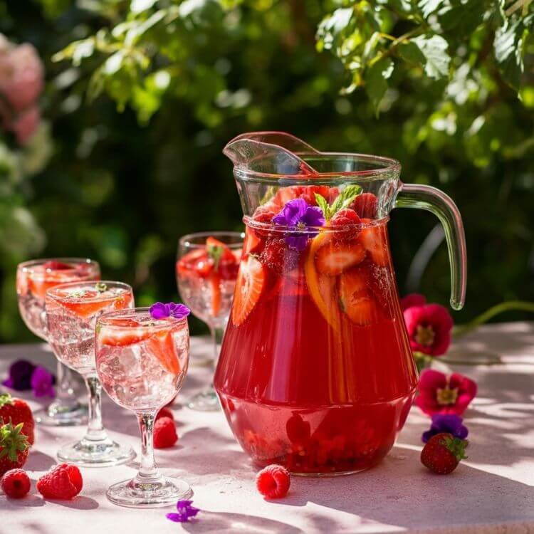 Sparkling Rosé Sangria