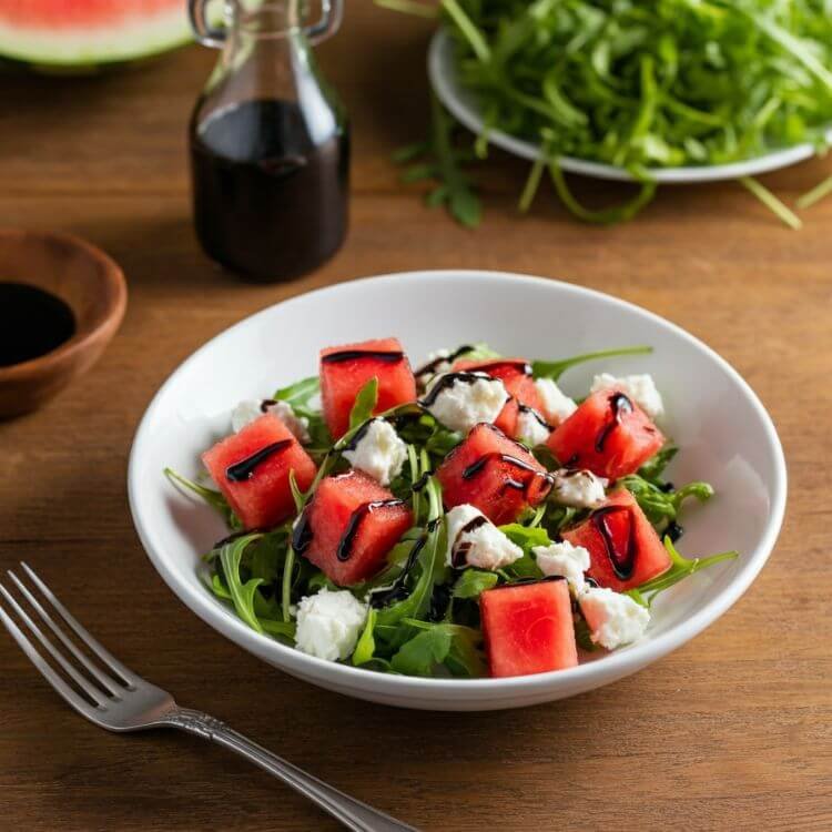 Watermelon Arugula Salad