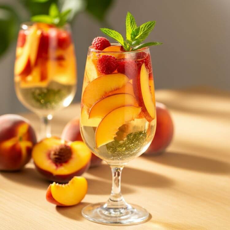 White Wine Peach Sangria