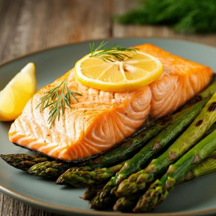 Baked Salmon with Lemon and Dill