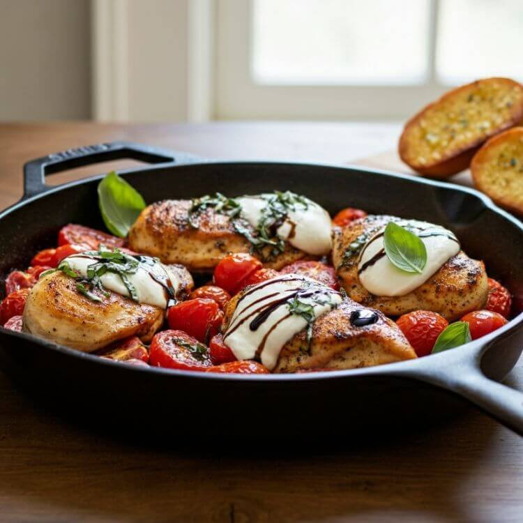 Caprese Chicken Skillet 