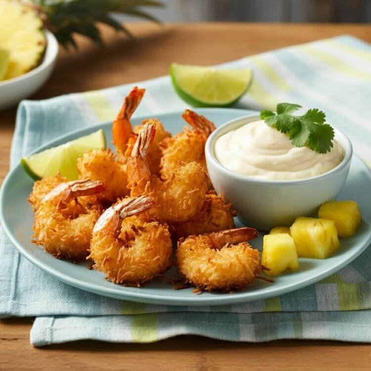 Coconut Shrimp with Pineapple Dip 