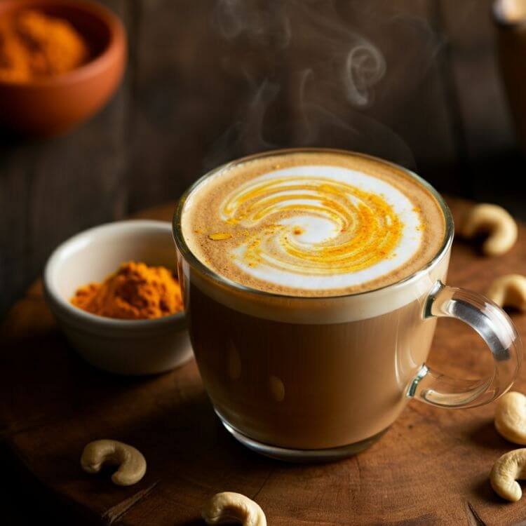 Creamy Cashew Ginger Coffee