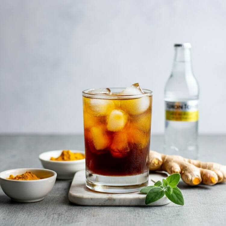 Ginger Turmeric Espresso Tonic 