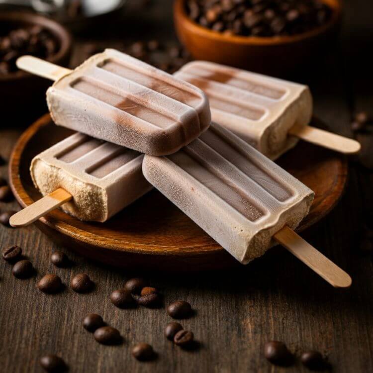 Mocha Coffee Popsicles