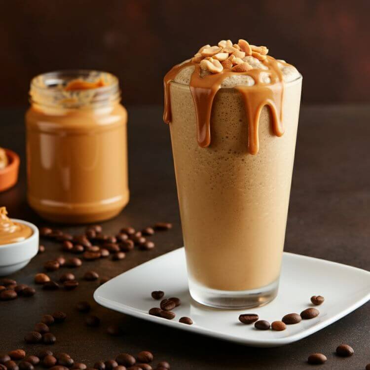 Peanut Butter Coffee Frappe 