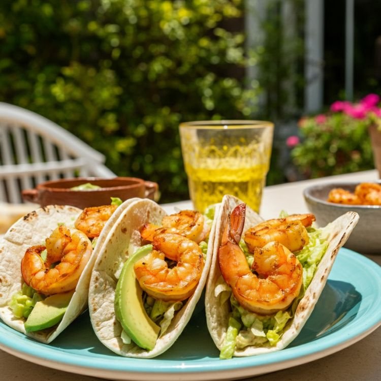 Shrimp and Avocado Tacos