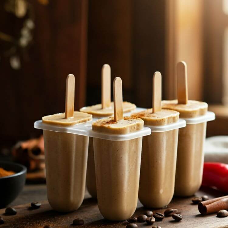 Spicy Coffee Popsicles 