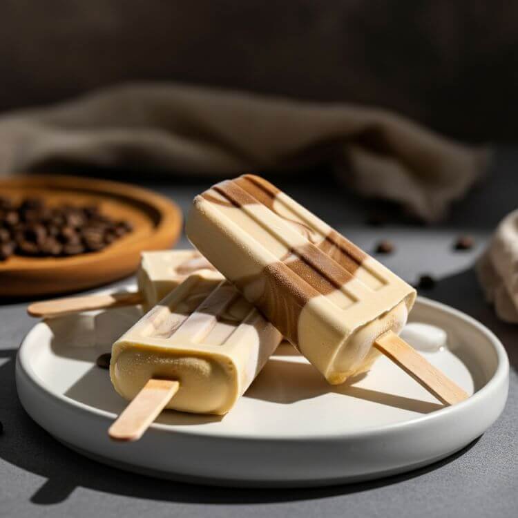 Vanilla Latte Popsicles 