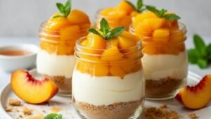 5 Quick Peach Desserts Ready in Under 30 Minutes
