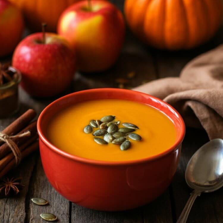 Apple Cinnamon Pumpkin Soup