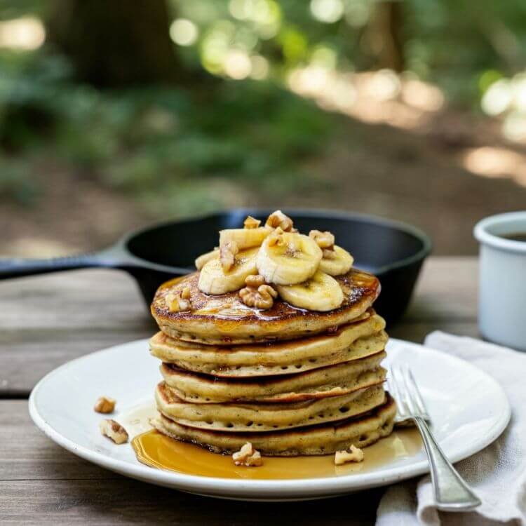Banana Nut Bonanza Pancakes