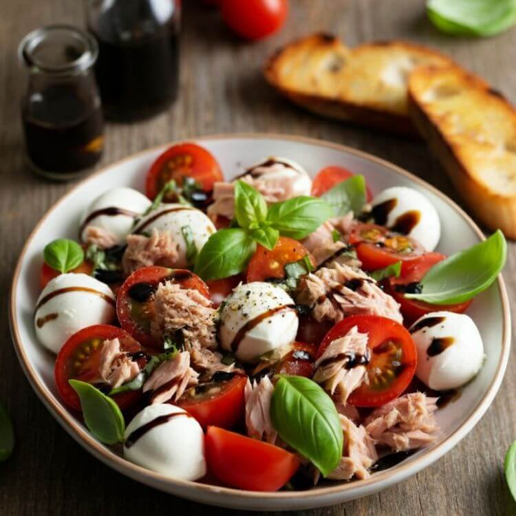 Caprese-Style Tuna Salad