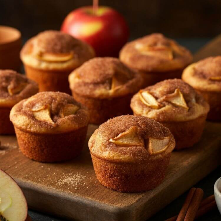 Classic Buttermilk Apple Cinnamon Muffins