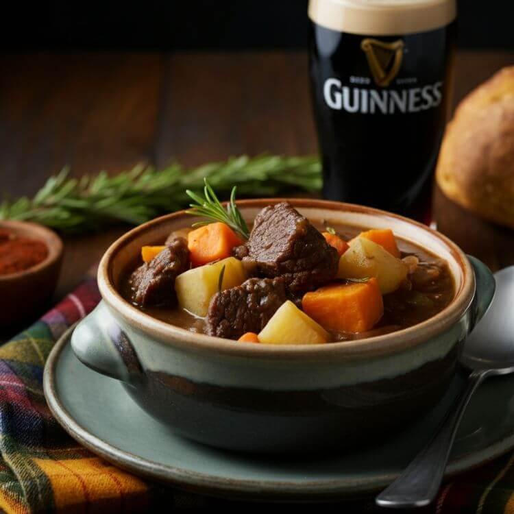Guinness Beef Stew with Root Vegetables