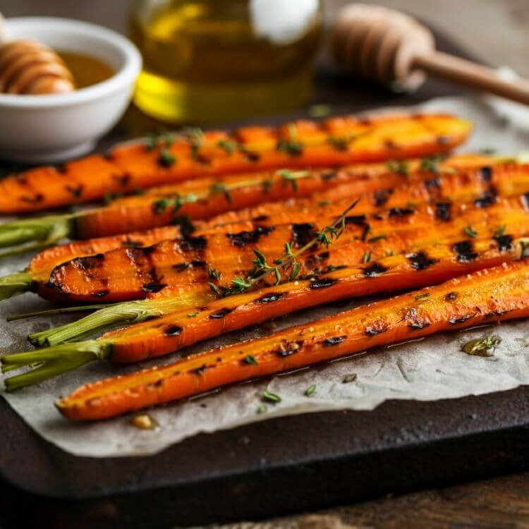 Honey-Glazed Grilled Carrots